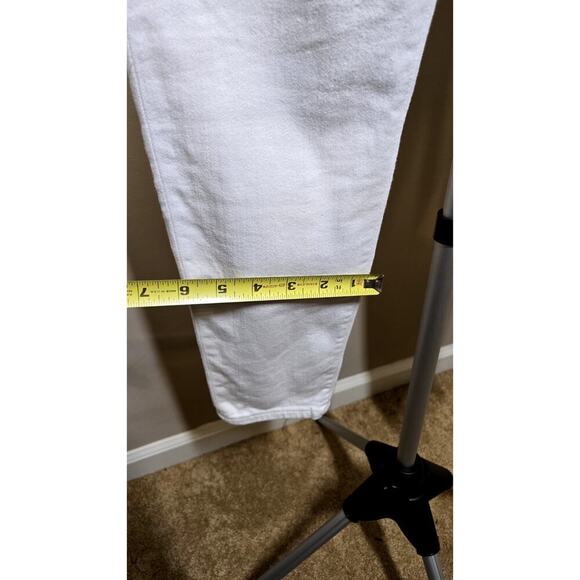 Madewell Womens Jeans White Curvy High Rise Skinny Sz 29 Petite - Picture 8 of 9